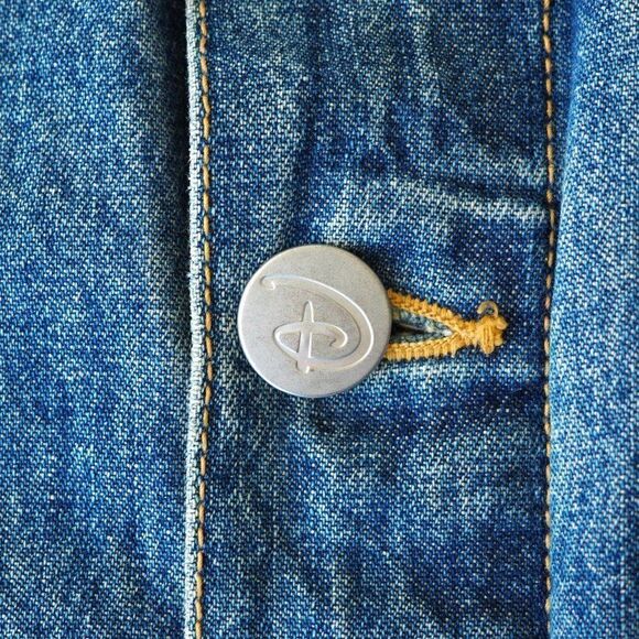 Disney Studios Vintage 90s "Grumpy- Snow White" Denim Jean Jacket Men's XXL - Picture 9 of 11